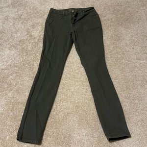Olive Green Skinny Jeans